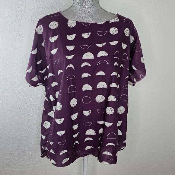 Baisy Upcycled Raw Edge Handmade Top - Picture 7 of 7